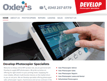 Tablet Screenshot of developphotocopiers.co.uk